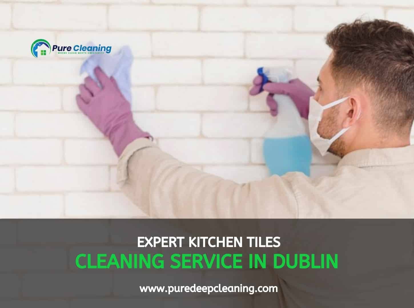 how to clean kitchen wall tiles easily